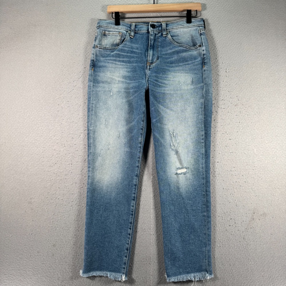 Hale Tyler Sweetheart Boyfriend Jeans Womens 26 Blue Lightwash Denim‎ Comfort